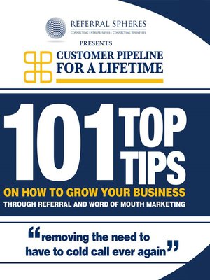 cover image of 101 Top Tips on How to Grow Your Business Through Referral and Word of Mouth Marketing